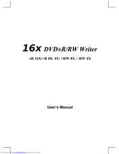 Dynex DX-DVDRW16 User Manual