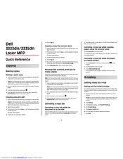 Dell 3333 Quick Reference