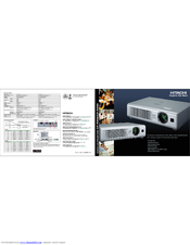 Hitachi CP-RX60 Series Specifications