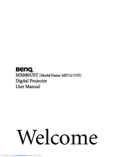 BenQ MX880UST User Manual