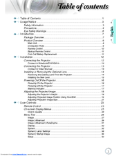 Optoma HD8600 User Manual