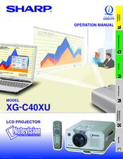 Sharp Notevision XG-C40XU Operation Manual