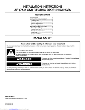 Whirlpool RS675PXGB Installation Instructions Manual