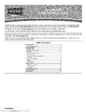 Maytag MGR8670WQ User Instructions