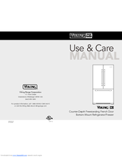 Viking RDDFF236SS Use And Care Manual