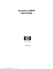 HP Integrity rx4610 User Manual