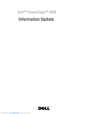 Dell PowerEdge 2970 Information Update