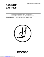 Brother BAS-341F Instruction Manual