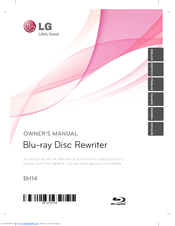 LG BH14NS40 Owner's Manual