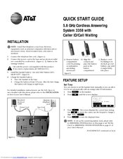 AT&T 3358 Quick Start Manual