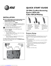 AT&T 5870 Quick Start Manual