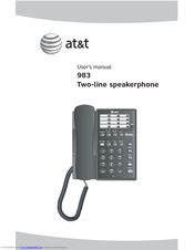 AT&T 983 User Manual