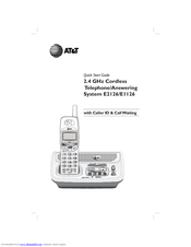 AT&T E1126 Quick Start Manual