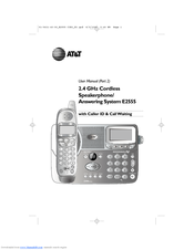 AT&T E2555 User Manual