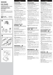 Aiwa HS-TA425 Operating Instructions