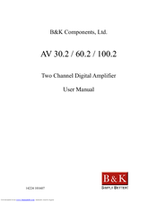 B&K AV100.2 User Manual