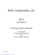 B&K CT1 User Manual