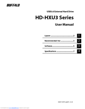 Buffalo HD-HXU3 Series User Manual