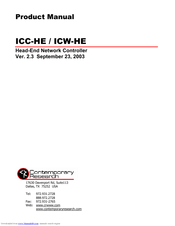 Contemporary Research ICC-HE User Manual