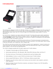 Contemporary Research IR-232 User Manual