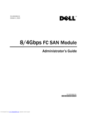 Dell 8/4 Gbps FC SAN Module Administrator's Manual
