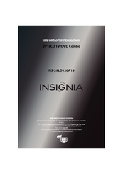 Insignia NS-29LD120A13 Important Information Manual