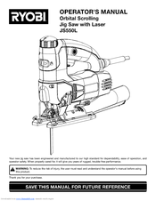 Ryobi JS550LK Operator's Manual