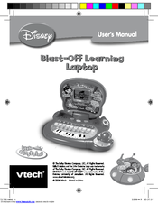 Vtech LEARNING LAPTOP w/ Mouse 40 Leason Plans - As is untested