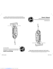 Hoover U57009RM - WindTunnel Bagless Upright Operating, And Servicing  Instructions