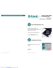 D-link PCMCIA WIRELESS ASAPTER DWL-650 Quick Install Manual