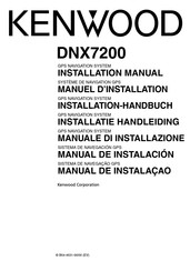 Kenwood DNX7200 Installation Manual
