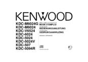 KENWOOD KDC-V6524 Mode D'emploi