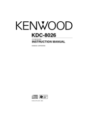 KENWOOD KDC-8026 Instruction Manual