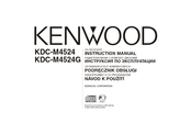 KENWOOD KDC-M4524 Instruction Manual