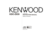 KENWOOD kdc-z939 Instruction Manual