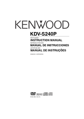 KENWOOD KDV-S240P Instruction Manual