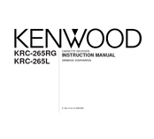 KENWOOD KRC-265RG Instruction Manual
