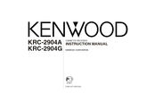 KENWOOD KRC-2904G Instruction Manual