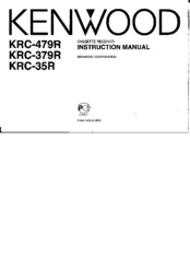 KENWOOD KRC-479R Instruction Manual
