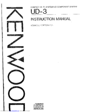 KENWOOD X--311 Instruction Manual