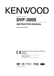 KENWOOD DVF-3500 Instruction Manual