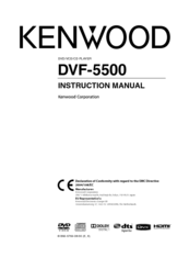 KENWOOD DVF-5500 Instruction Manual