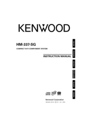 KENWOOD HM-337-SG Instruction Manual