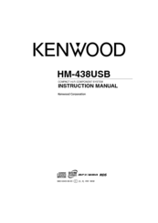 KENWOOD HM-438USB Instruction Manual