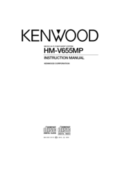 KENWOOD HM-V655MP Instruction Manual