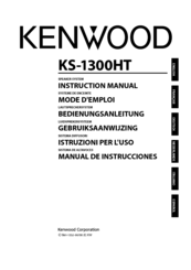 KENWOOD KS-1300HT Instruction Manual