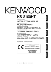 KENWOOD KS-2100HT Instruction Manual