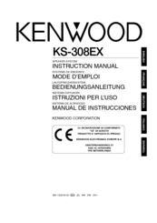 KENWOOD KS-308EX Instruction Manual