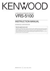 KENWOOD VRS-5100 Instruction Manual