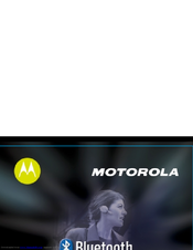 Motorola BLUETOOTH WIRELESS HEADSET Manual